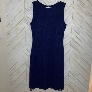 Sharagano lace dress